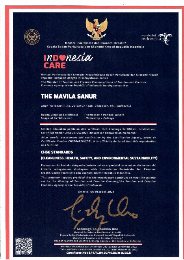 The Mavila Sanur Eksteriør billede